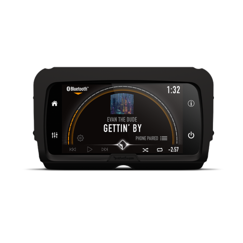 Rockford Fosgate PMX-HD14 Motorcycle Infotainment Source Unit for Harley-Davidson 2014+ with Apple CarPlay and Street Party Mode™