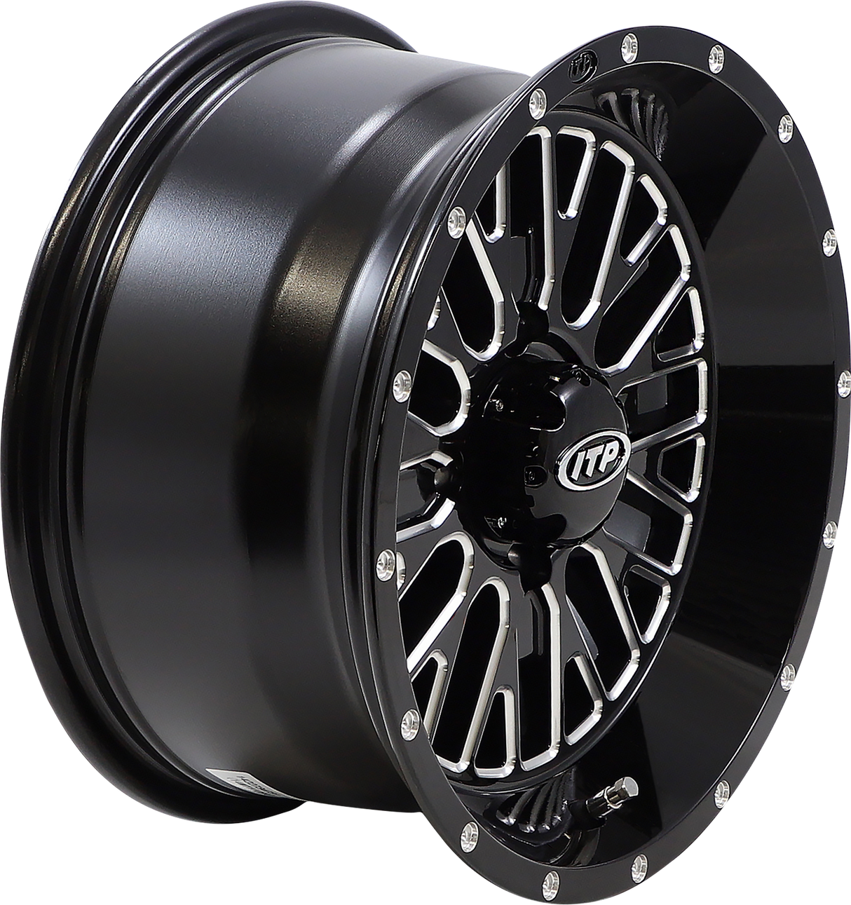 ITP Wheel - Momentum - Front/Rear - Black/Milled - 14x7 - 4/110 - 4+3 (+10 mm) 1422734731B