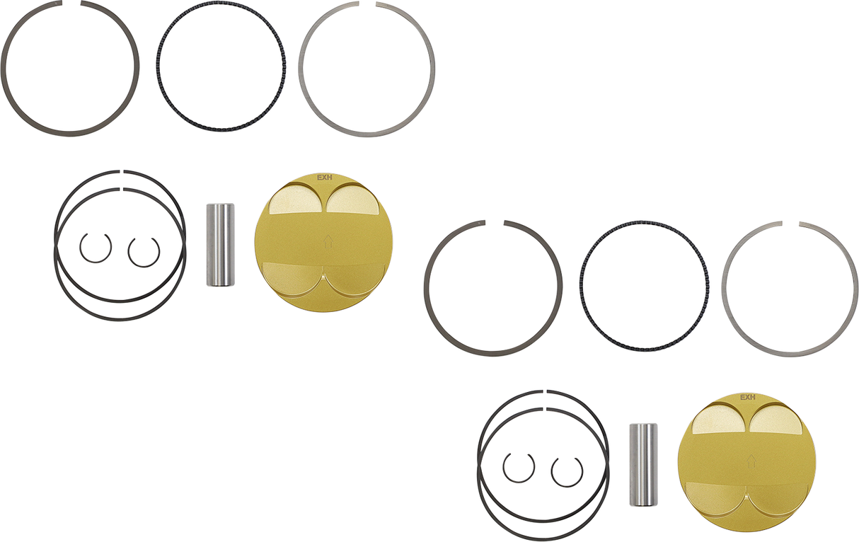 JE PISTONS Piston Kit - 93.00 mm - 10.5:1 CR - Polaris RZR XP900 379451