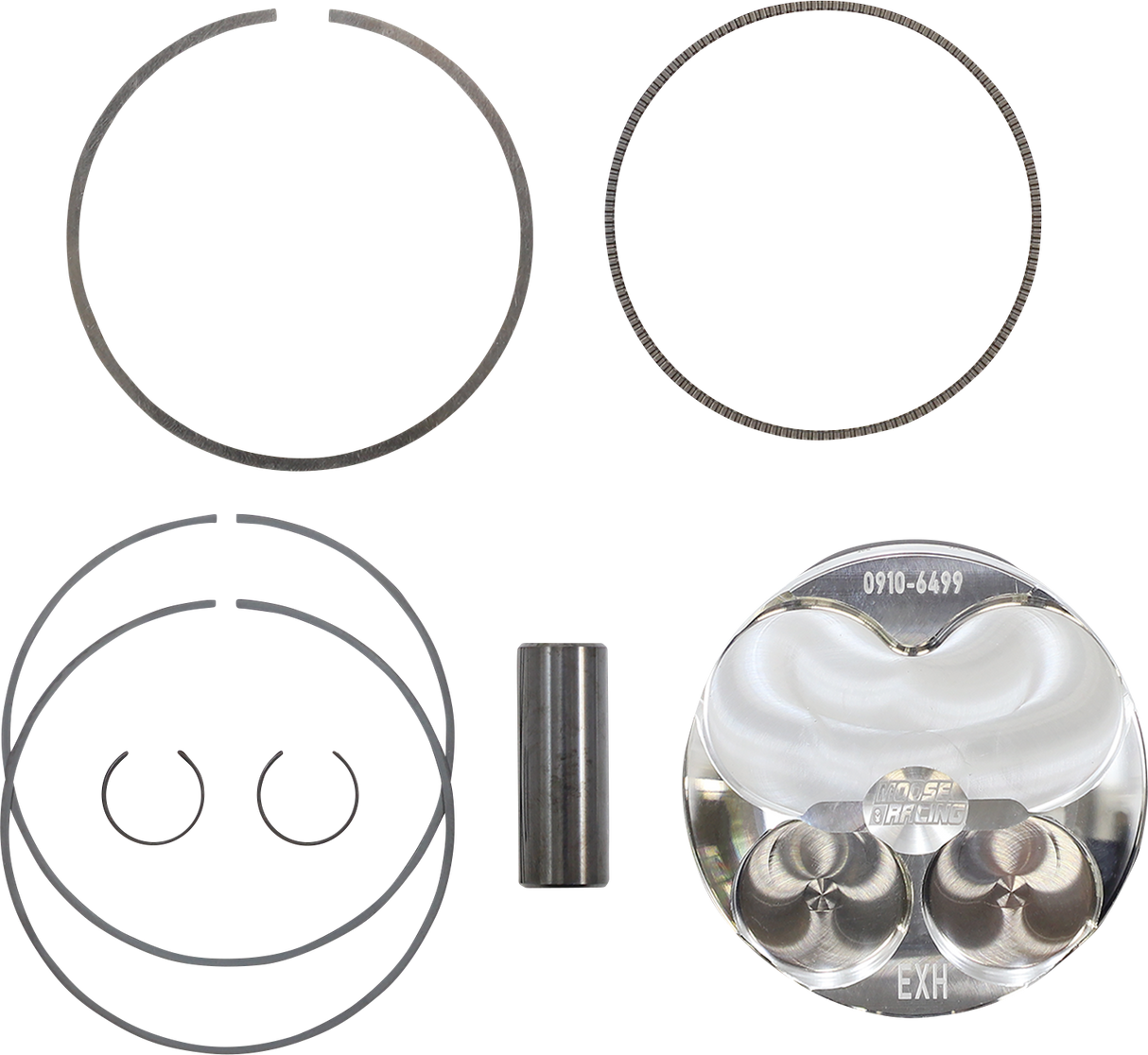 Moose Offroad Piston Kit - 78.00 mm for Husqvarna and KTM Models | MPX9060C-P