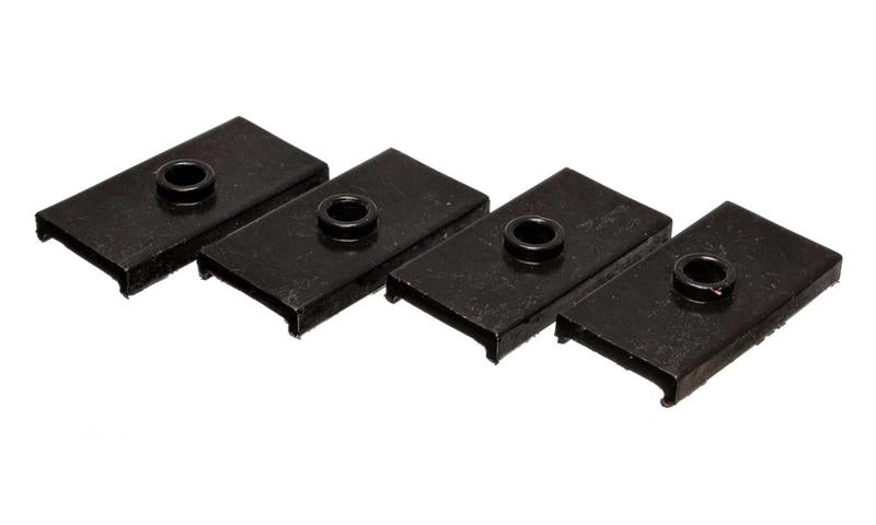Energy Suspension 62-80 MG MGB Rear Leaf Spring Pad Set - Black Polyurethane for 1970-1974 MG MGB