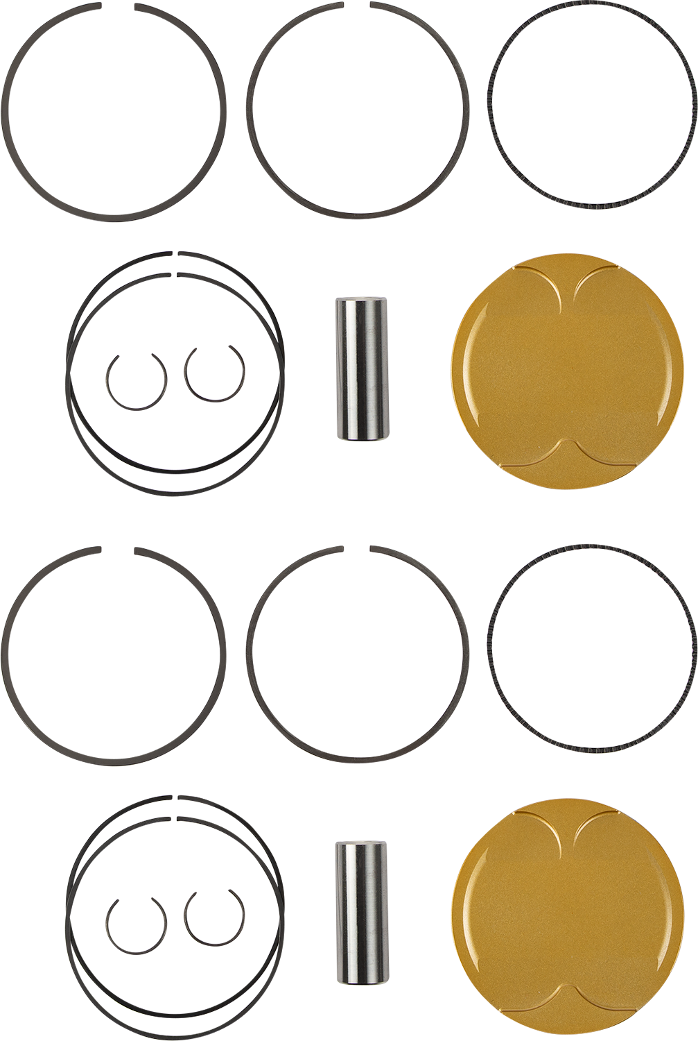 JE PISTONS Piston Kit - 92.00 mm - 11.0:1 CR - Honda 379447