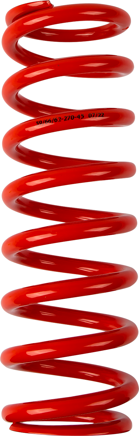 MOOSE OFFROAD Shock Spring - 59/62 mm OD - 45 n/mm - Red 1312-0963