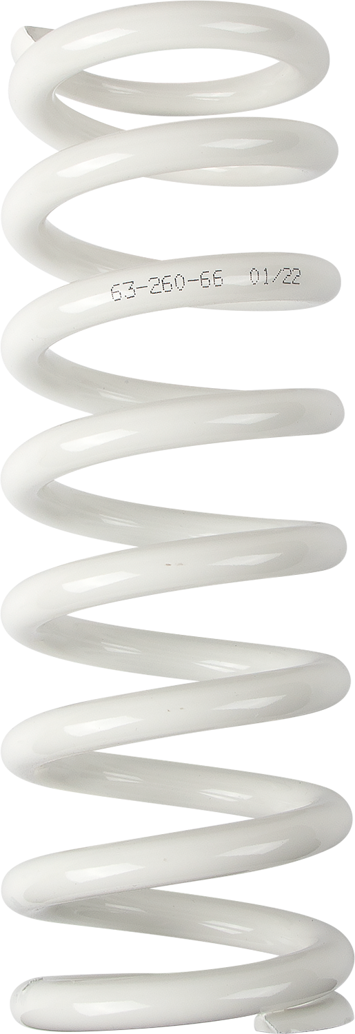 MOOSE OFFROAD Shock Spring - 63 mm OD - 66 n/mm - White 1312-0986