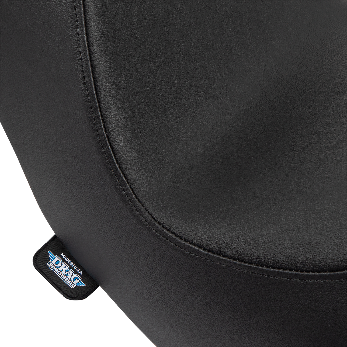 Drag Specialties Seats Predator III 2-Up Seat for Harley FL/FX 2018-2024 - Black Vinyl