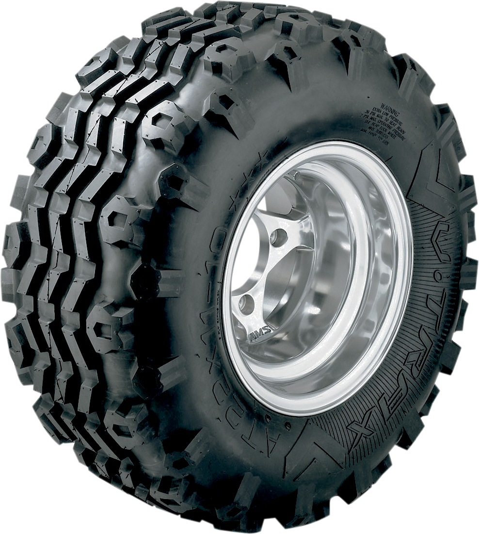 AMS V-Trax 25x12-9 Off-Road Tire for ATV and Utility Vehicles - 6 Ply with Aggressive Shoulder Knobs
