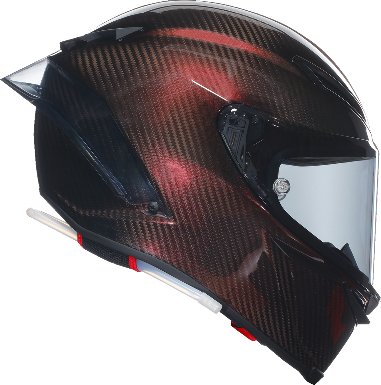 AGV Pista GP RR Helmet with Red Carbon Finish for Motorcycle Racing - Large (Part #2118356002011L)
