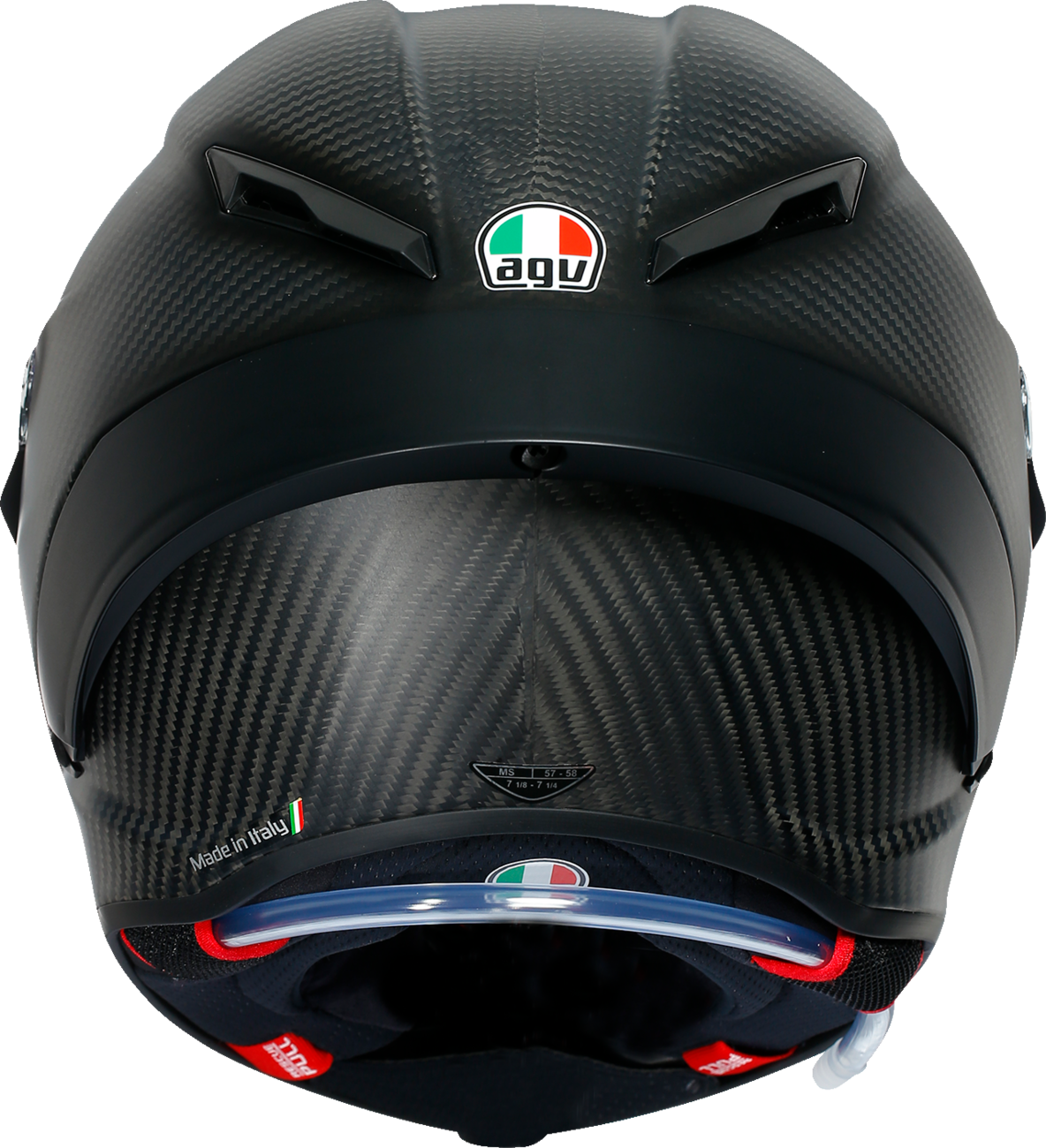 AGV Pista GP RR Matte Carbon Helmet for Motorcycle Racing - Small, Fits MotoGP, Superbike, and Track Day Bikes