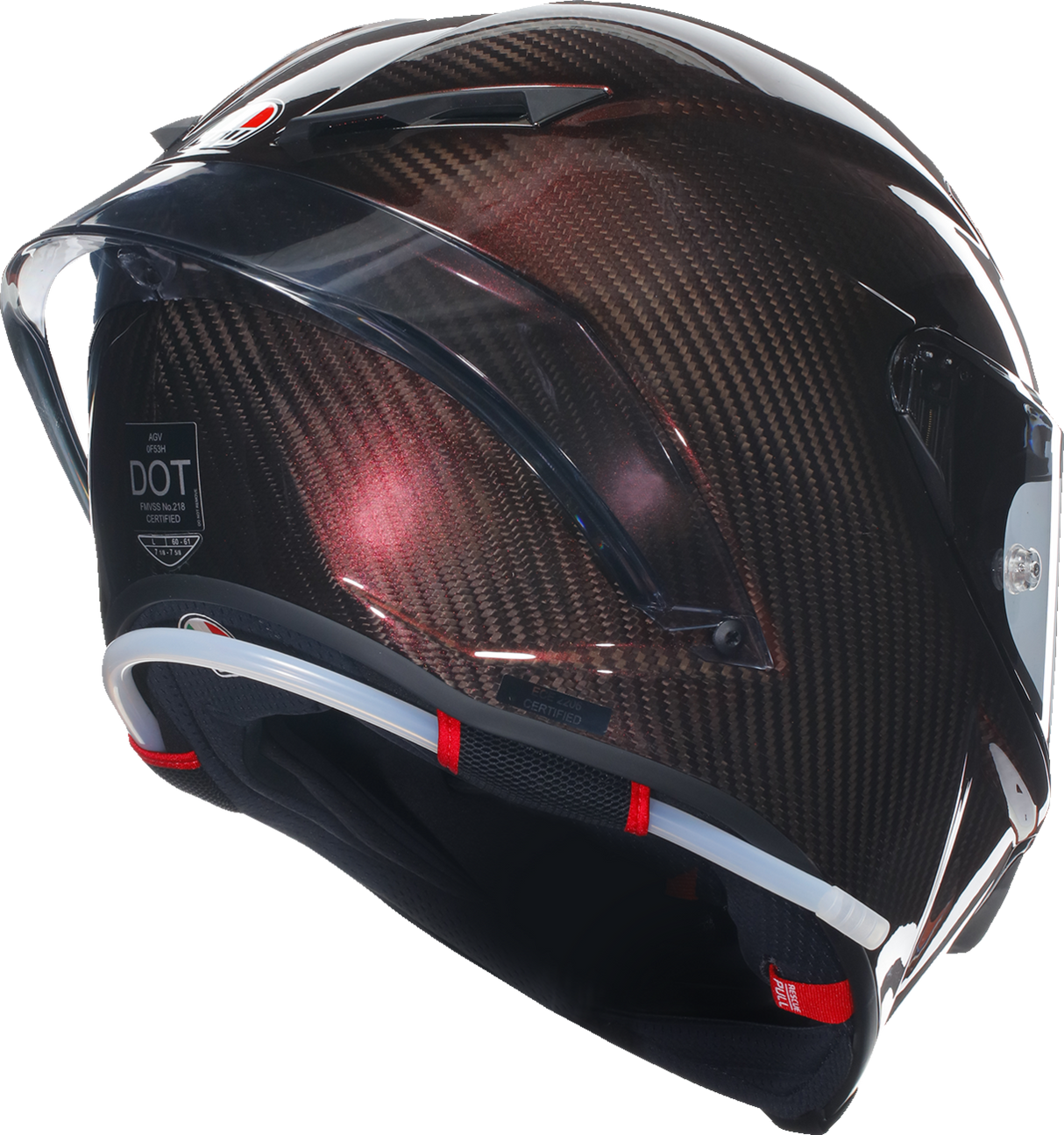 AGV Pista GP RR Helmet 2XL Red Carbon with Advanced Ventilation for Motorcycle Racing