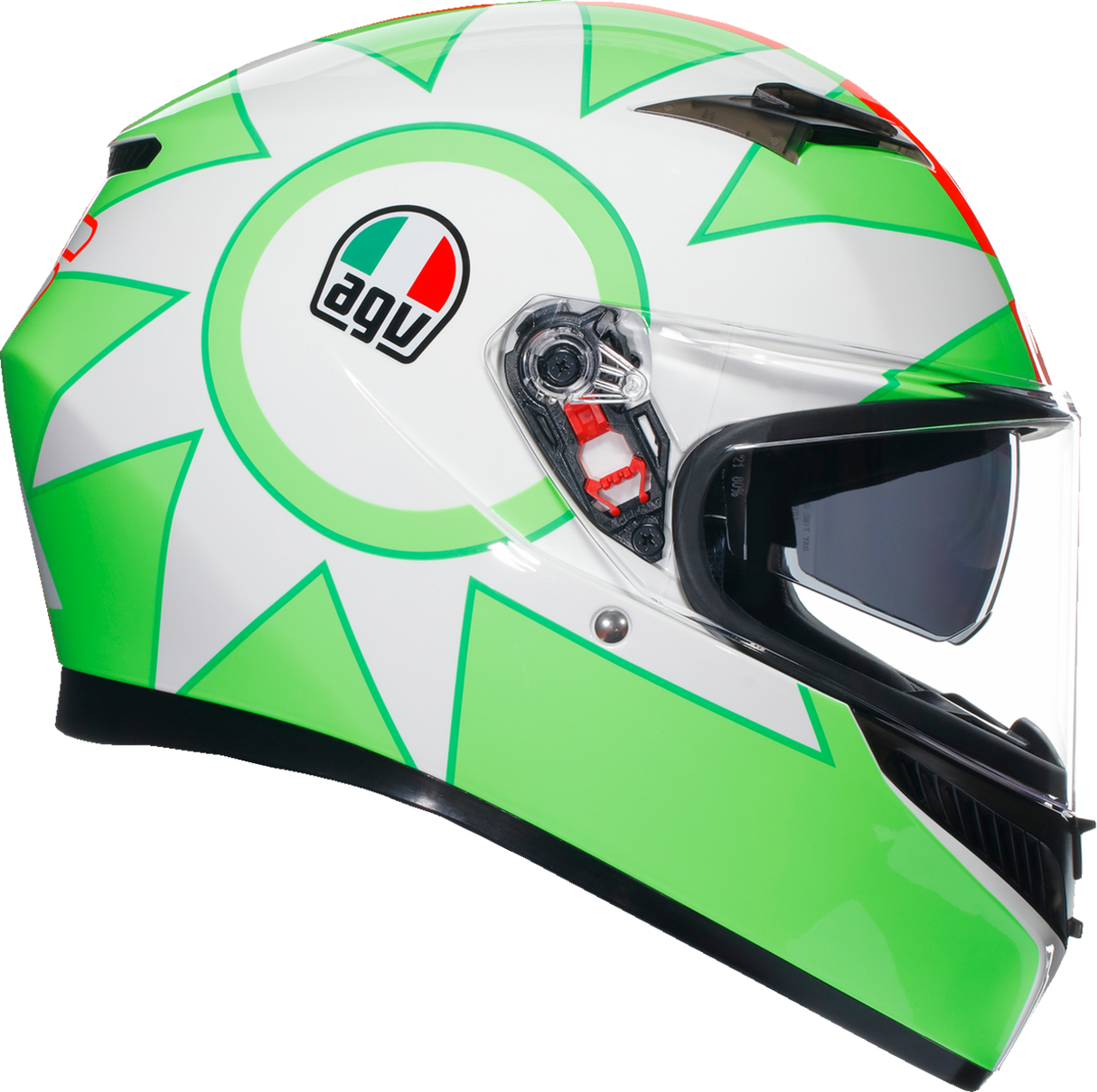 AGV K3 Helmet Rossi Mugello 2018 - 2XL | Motorcycle Helmet with Pinlock® and Advanced Ventilation for Sport Bikes
