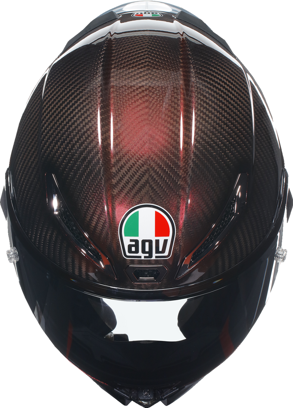AGV Pista GP RR Helmet 2XL Red Carbon with Advanced Ventilation for Motorcycle Racing