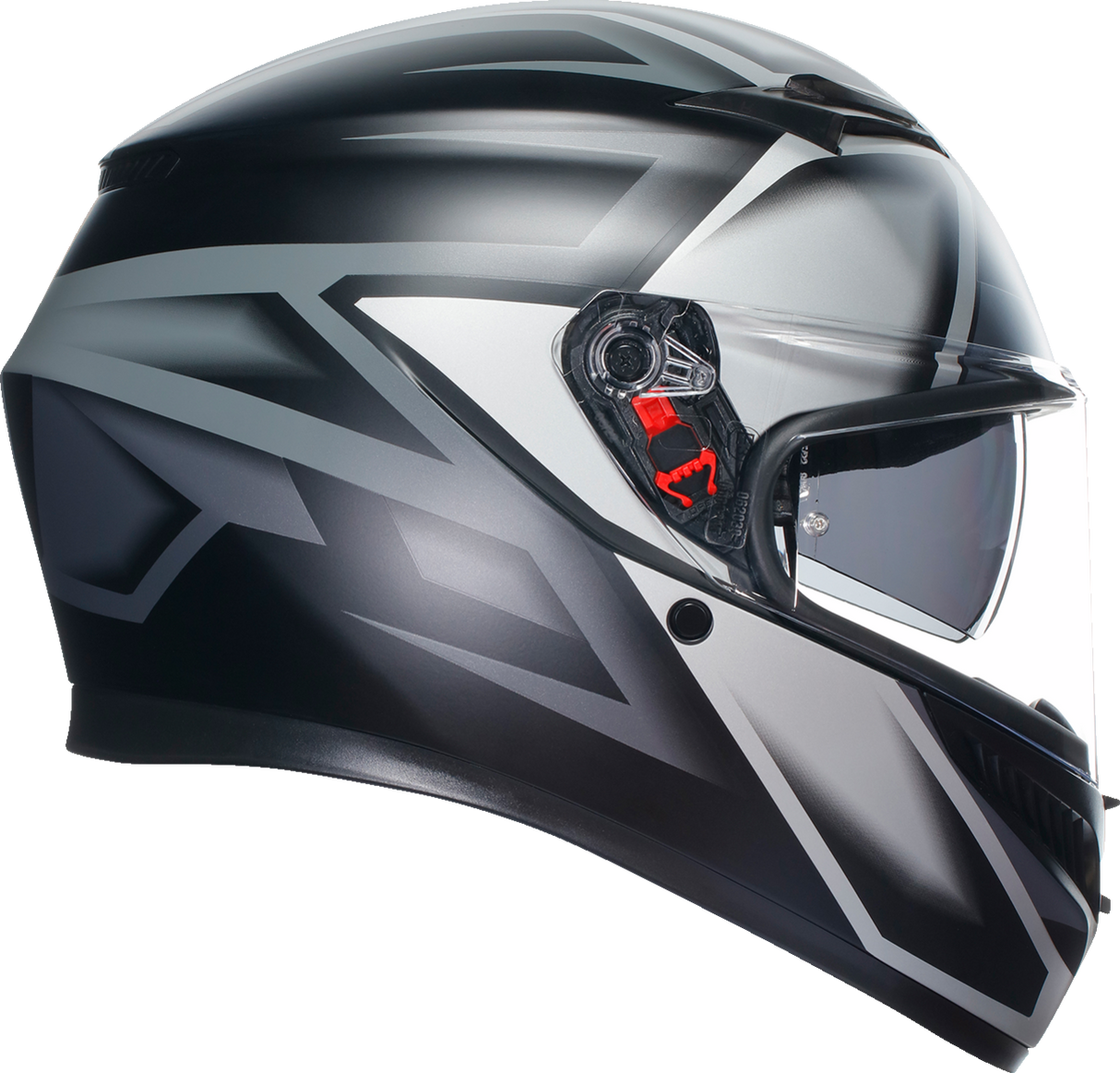 AGV K3 Helmet with Pinlock® Lens and Ventilation System - Medium, Matte Black/Gray