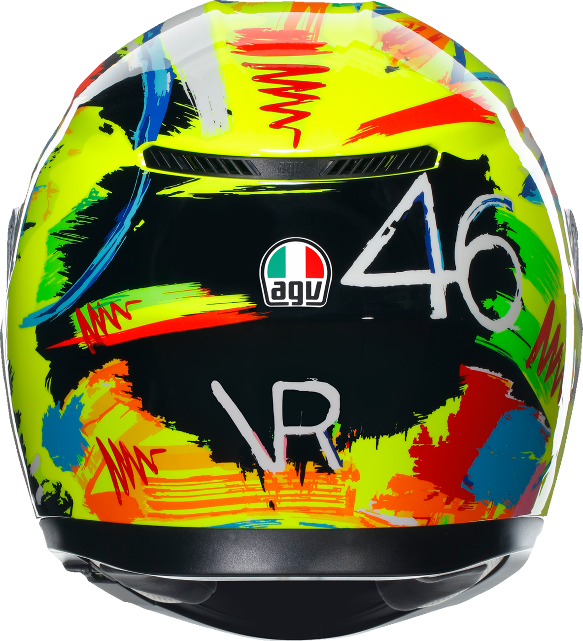 AGV K3 Helmet Rossi Winter Test 2019 - Small, Motorcycle Helmet with Pinlock® Lens, Aerodynamic Shell, and Adjustable Vents for Sport and Touring