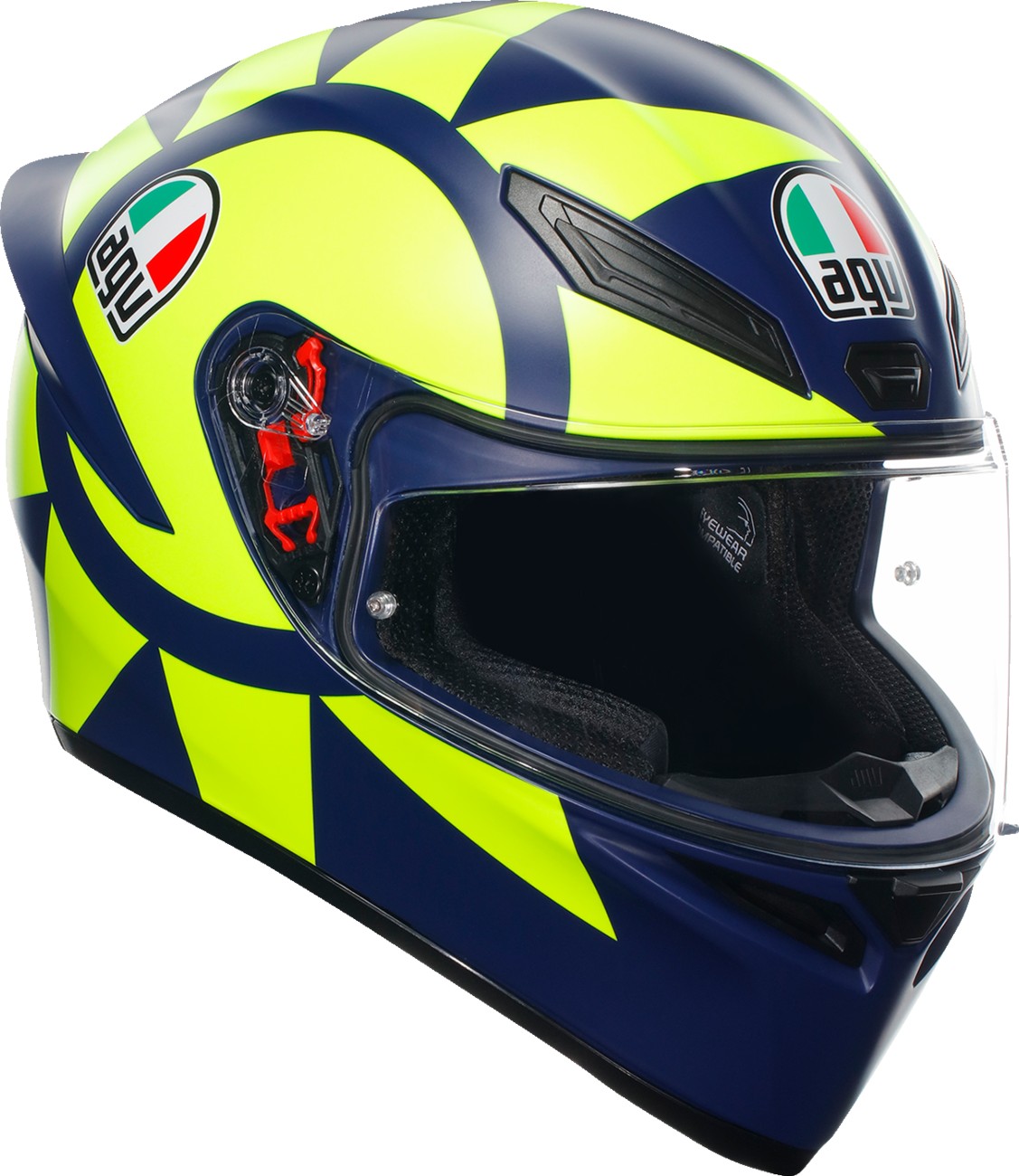 AGV K1 S Soleluna 2018 Motorcycle Helmet - XL | Aerodynamic Full-Face Helmet with Pinlock Ready Visor for Motorcycle Riders