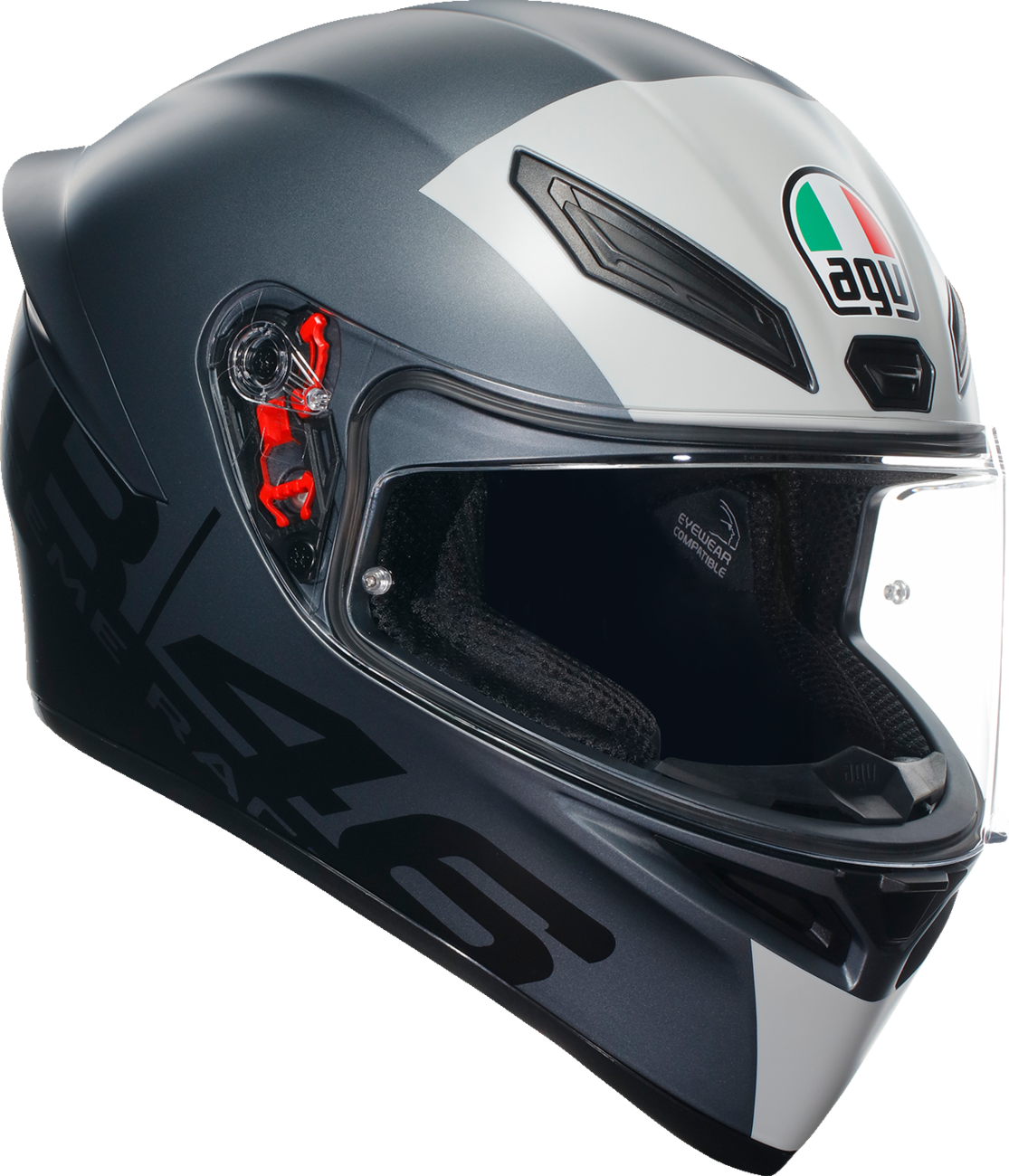 AGV K1 S Helmet - Limit 46, 2XL - Motorcycle Helmet with Ventilation, Aerodynamics, and Pinlock® Compatibility