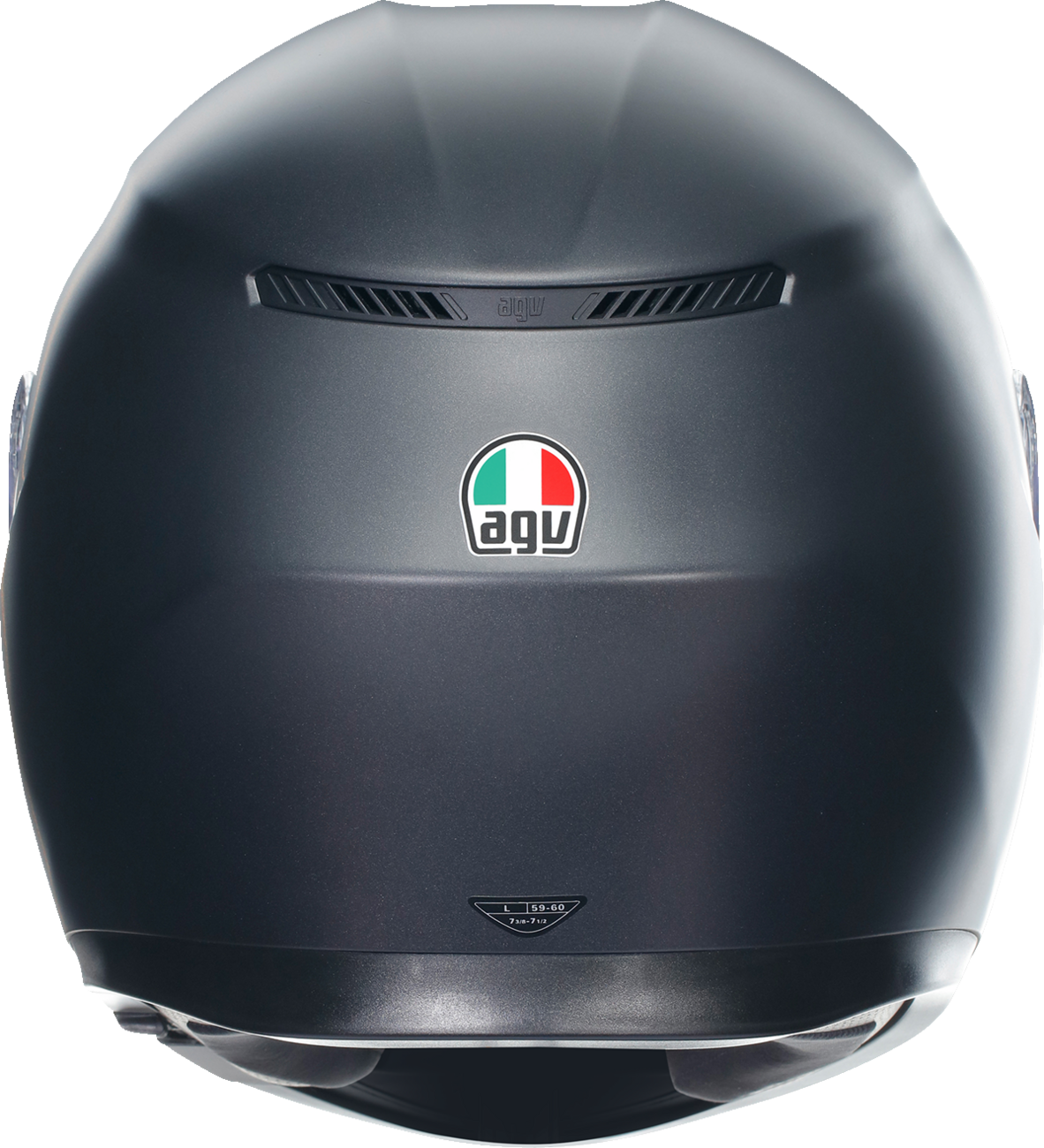 AGV K3 Full-Face Motorcycle Helmet - Matte Black, 2XL - Versatile & Aerodynamic for Road Riding