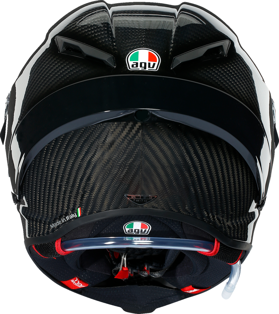 AGV Pista GP RR Helmet - Glossy Carbon Large | Motorcycle Racing Helmet with Carbon Shell and Advanced Ventilation for Honda, Yamaha, Suzuki, Kawasaki, Ducati, KTM, and Harley-Davidson