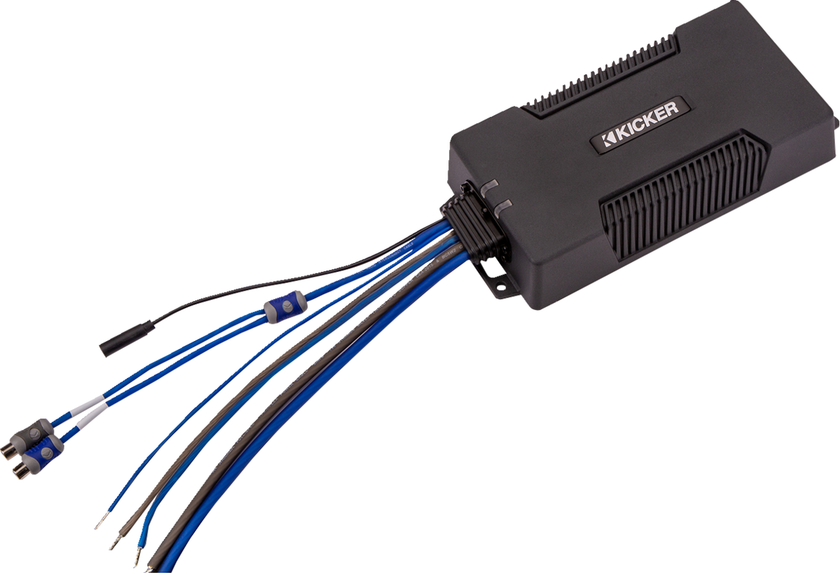 KICKER 48PXA3001 Waterproof Mono Subwoofer Amplifier — 300W, IP66/IP67 Rated for Marine and Off-Road Vehicles