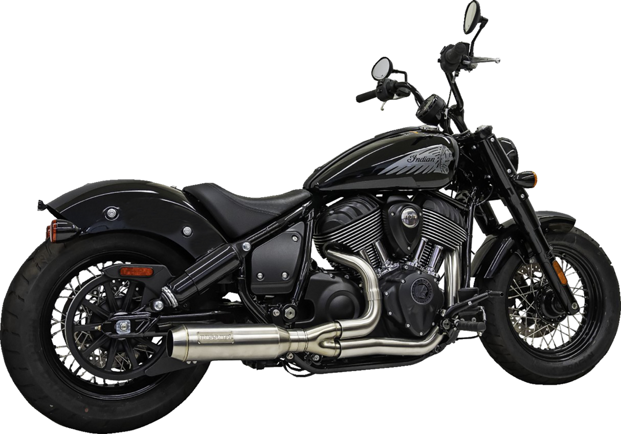 BASSANI XHAUST 2-into-1 Exhaust System - Stainless Steel 8H12SS