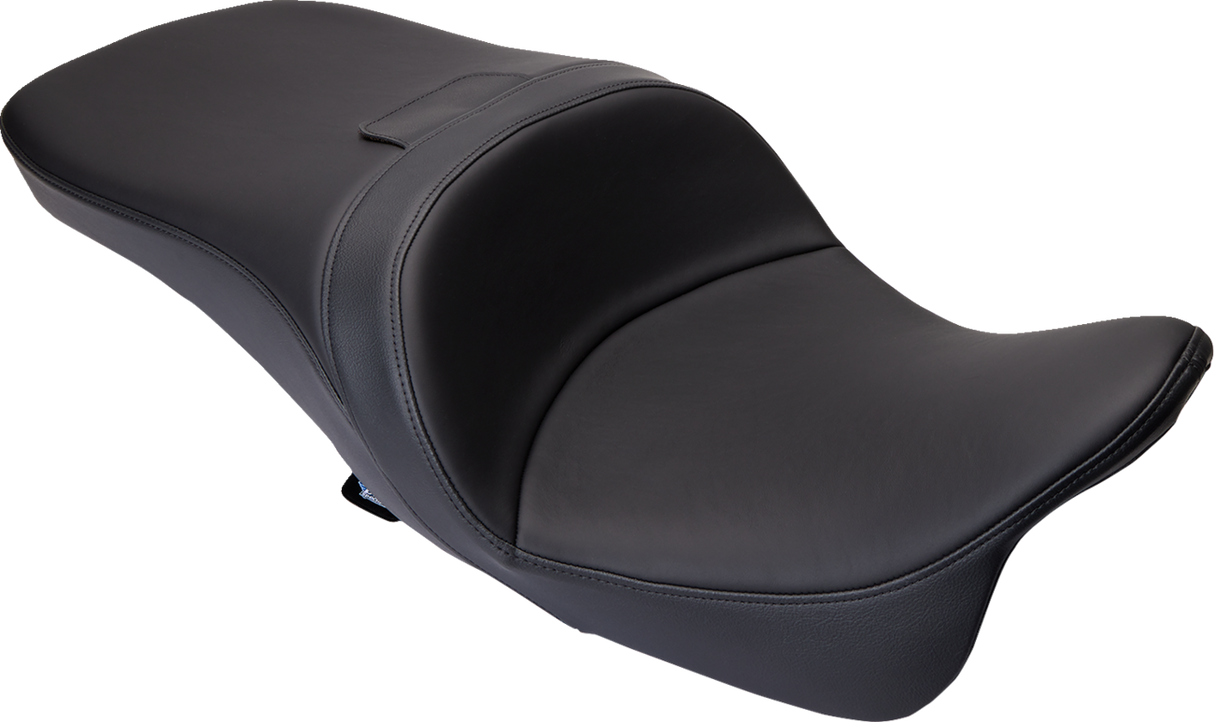 DRAG SPECIALTIES SEATS Freedom Seat in Solar Leather - Black for Harley FLH 2009-2023