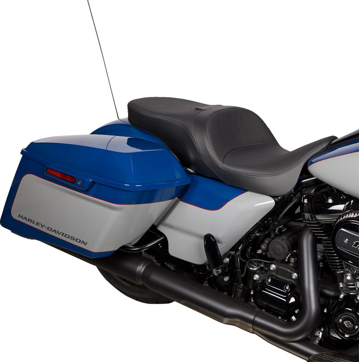 DRAG SPECIALTIES SEATS Freedom Seat - Vinyl - Smooth for Harley FLH 2009-2023, Fits Touring Models