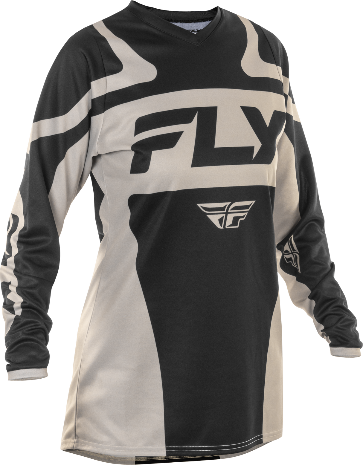 Fly Racing Women's F 16 Jersey Black/White X-Large for Offroad Motorcycle Riding