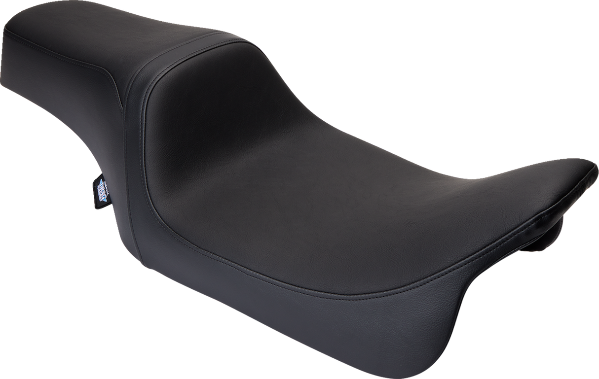 DRAG SPECIALTIES SEATS Predator 1Up Seat - Vinyl Black for Harley FLH 2008-2023