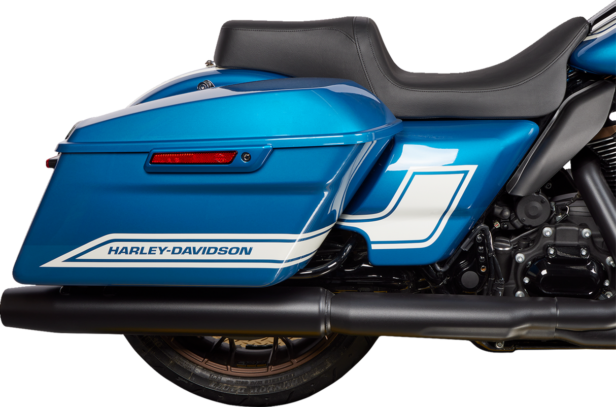 DRAG SPECIALTIES SEATS Predator 1Up Seat - Vinyl Black for Harley FLH 2008-2023