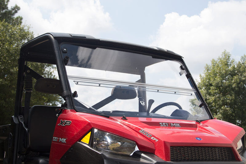 Seizmik 13+ Polaris Ranger 900/1000 XP/Crew Full-Size Windshield Versa-Fold Double-Coated