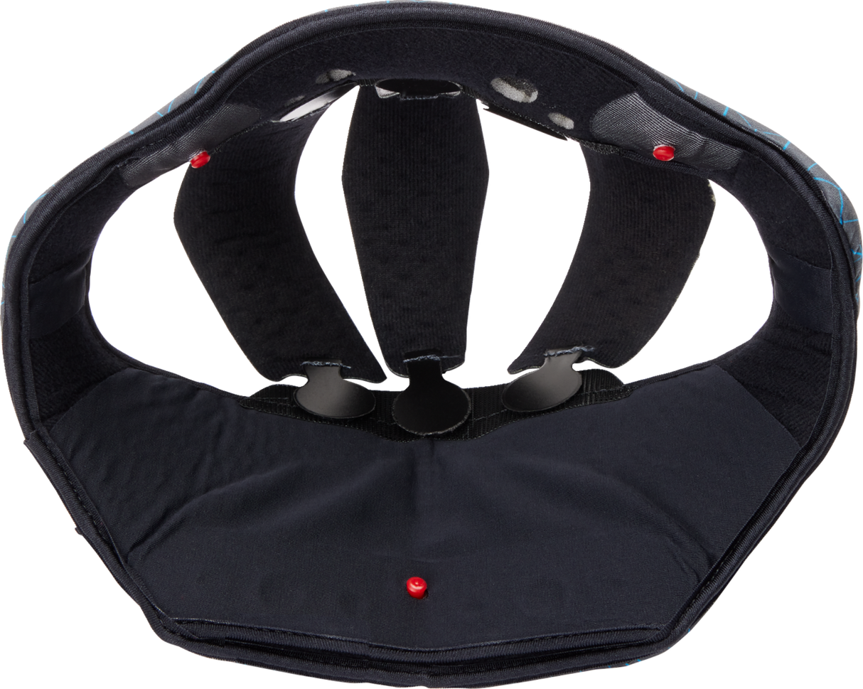 AGV Pista GP RR Liner - Gray/Cyan for Motorcycle Helmets, Part 201850005523GL