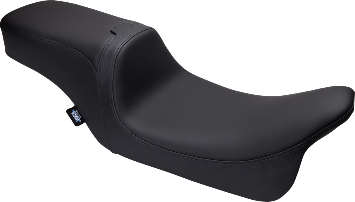 Drag Specialties Seats Predator 2-Up Seat with Backrest Receptacle for Harley FL 2008-2023