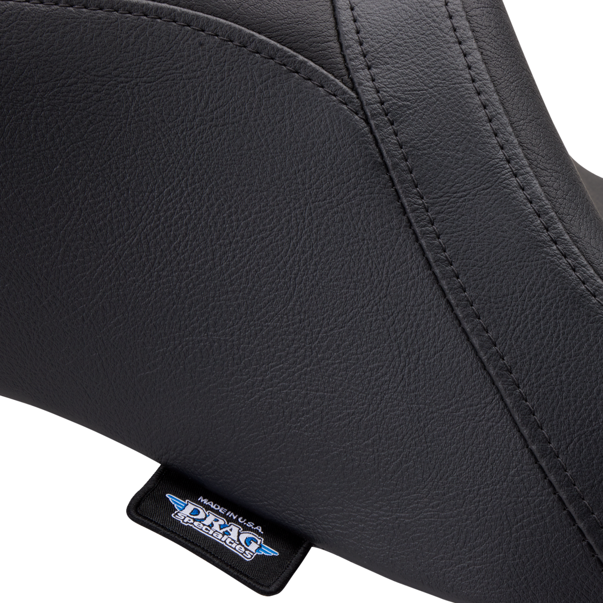 Drag Specialties Seats Predator 2-Up Seat for FLH/FLTR 2008-2024 with Vinyl Cover and Smooth Design