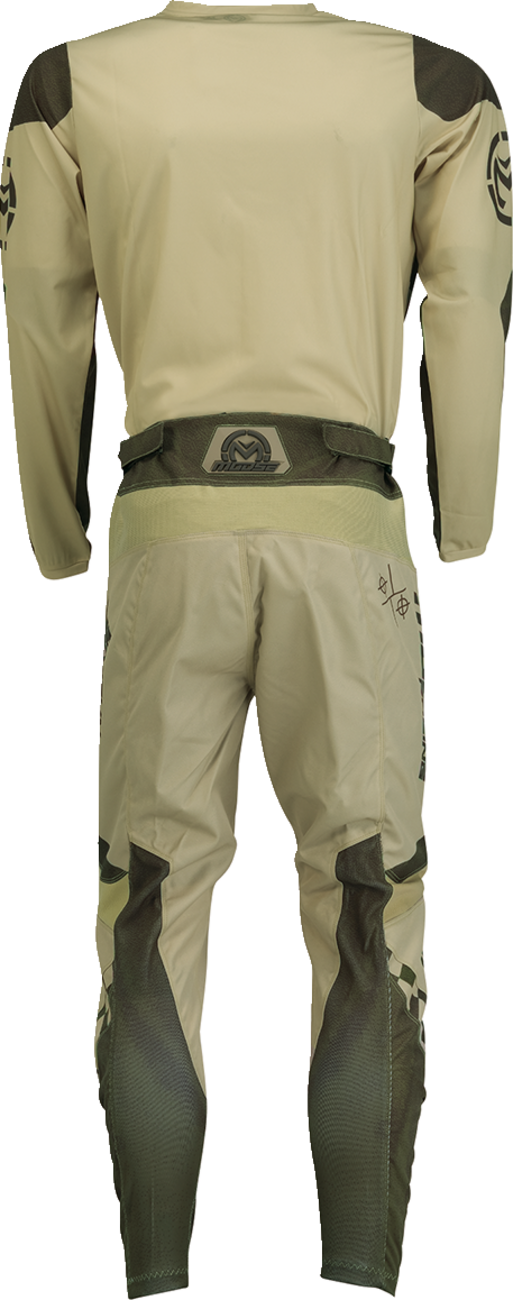 Moose Offroad Qualifier® Jersey - Green/Tan Medium - Compatible with Jeep, Toyota, Ford, and more