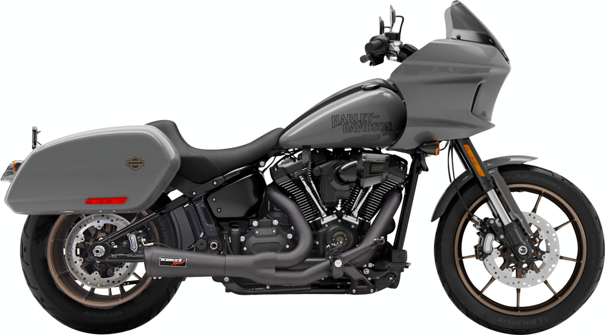 BASSANI XHAUST 2-into-1 Ripper Short Exhaust System - Black - 49-State 1S73RBE