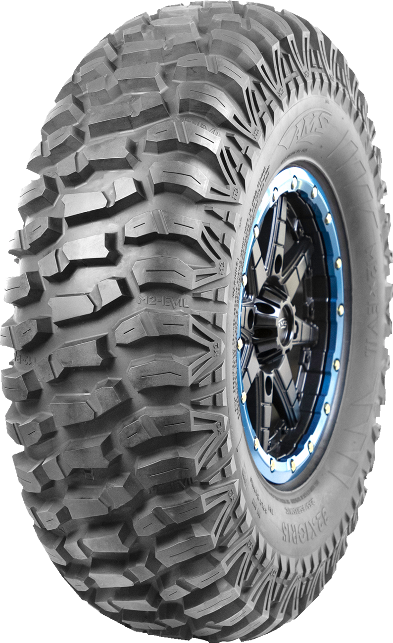 AMS M2 Evil Rear Tire - 26x11R12 for ATV, UTV, and Side-by-Side Vehicles
