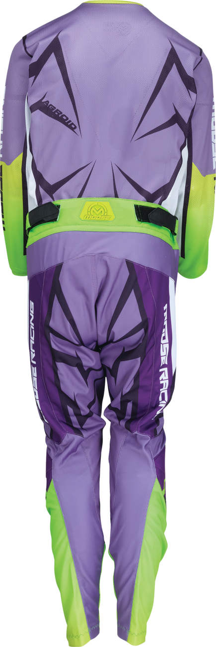MOOSE OFFROAD Youth Agroid Mesh Jersey - Purple/White - XL 2912-2478