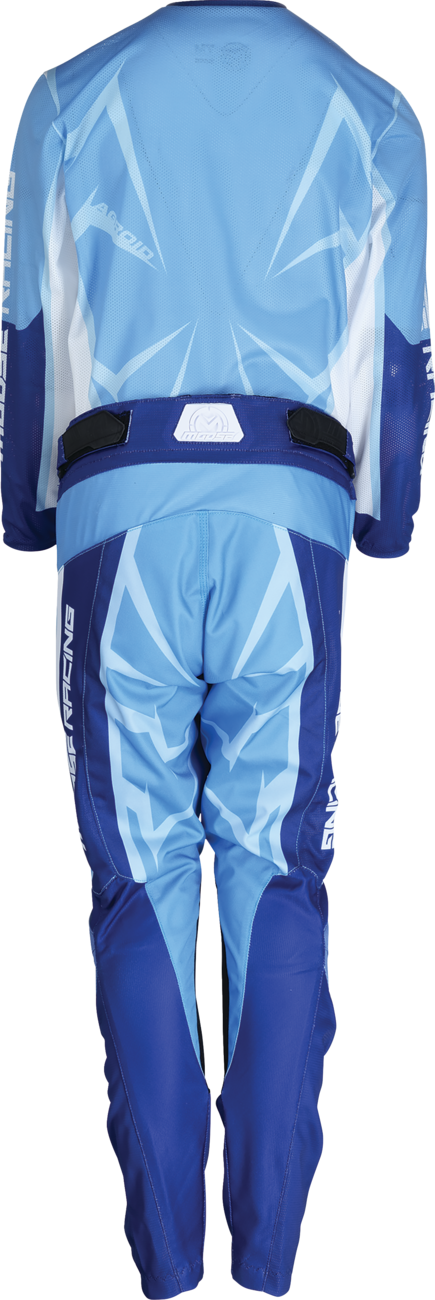 MOOSE OFFROAD Youth Agroid Mesh Jersey - Blue/White - Medium 2912-2482