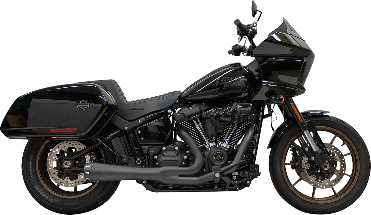 BASSANI XHAUST 2-into-1 Road Rage III Exhaust System - 49-State - Black 1S81RBE