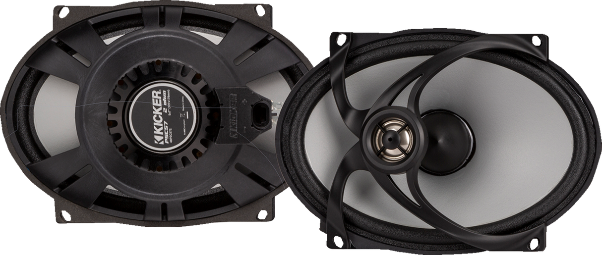 KICKER 5x7 Inch 4 Ohm Speaker with Neo-Magnet & Waterproof Suspension - Model 48PSC574 for Car Audio Systems