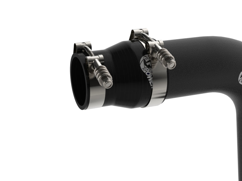 aFe BladeRunner Aluminum Hot & Cold Charge Pipe Kit for GM Duramax 6.6L Diesel Trucks 2006-2010, Black