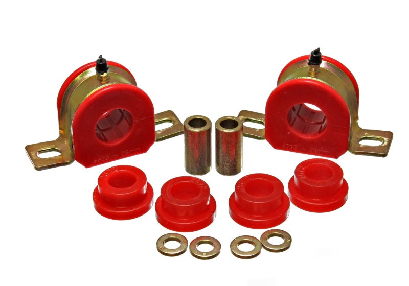 Energy Suspension 3.5215R Rear Sway Bar Bushing Set for 2000-2006 Cadillac Escalade, 2002-2005 Chevrolet Tahoe & Yukon, 2003-2006 Cadillac Escalade EXT - Red, 28mm Diameter