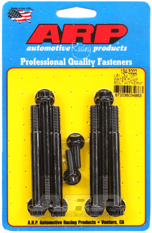 ARP LS1 LS2 12pt Water Pump and Thermostat Housing Bolts Kit for GM Small Block Engines