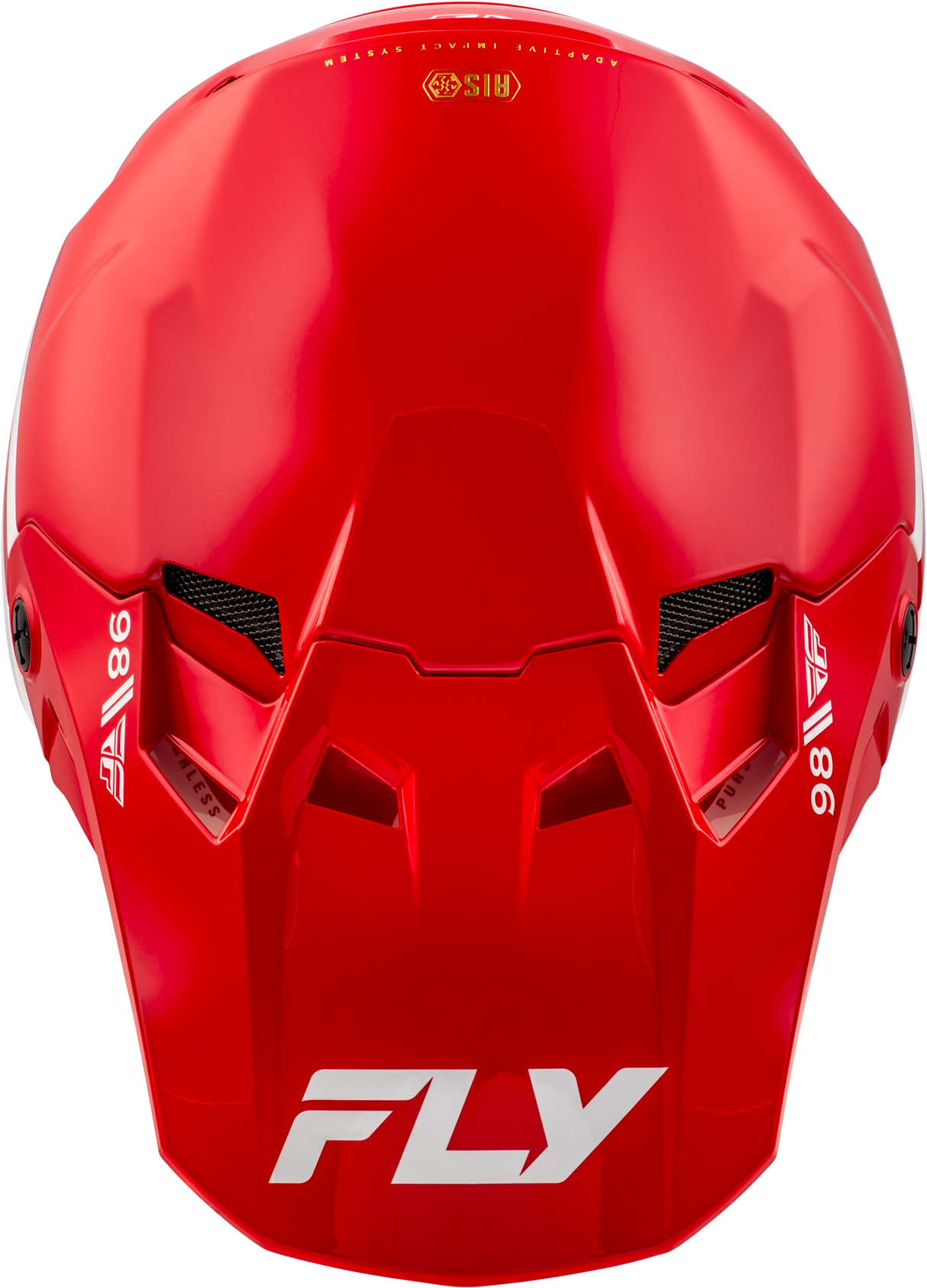 Fly Racing Formula CC Objective Helmet for Motorcycle - Red/White Large, ECE/DOT Approved, Lightweight with Impact Absorption Technology