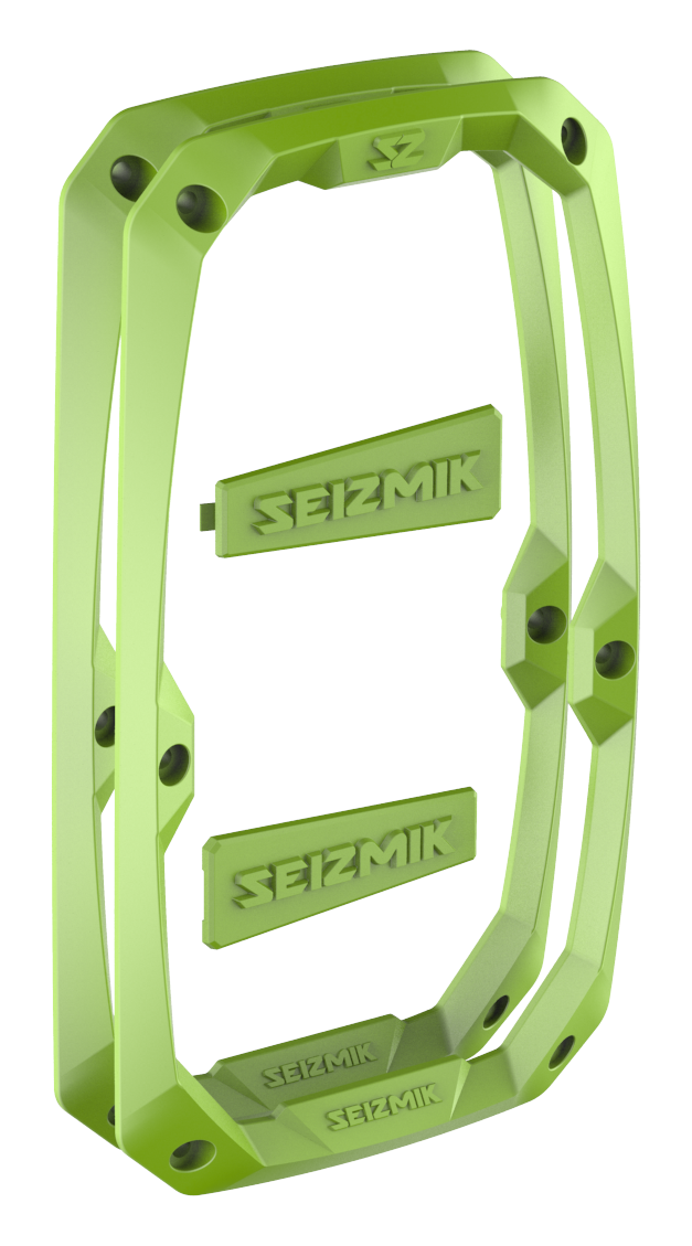 Seizmik Embark Mirror Green Trim Kit for UTVs - Versatile 360° Rotation with Impact-Resistant Housing