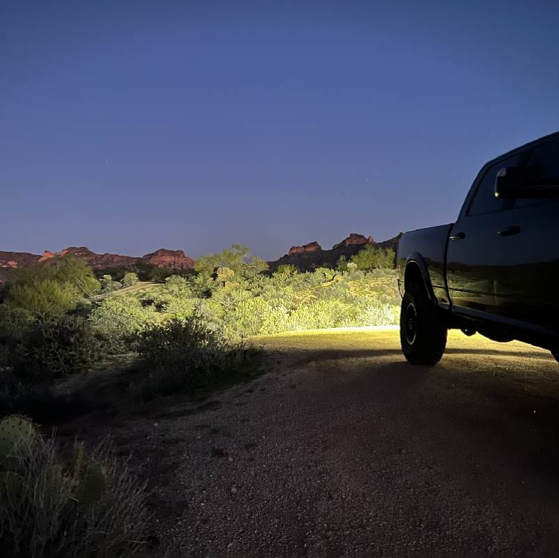 Nacho Lighting Quatro Flood 4-inch Offroad LED Light Pair by Nacho Offroad Technology - Part PM451