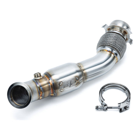 Can Am Maverick R 3" Down Pipe with Bullet Muffler | Evolution Powersports