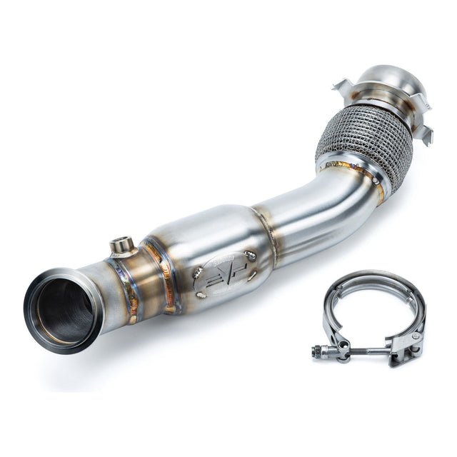 Can Am Maverick R 3" Down Pipe with Bullet Muffler | Evolution Powersports