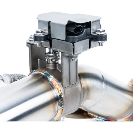 Can Am Maverick R Shocker Electric Side-Dump Down Pipe with Bullet Muffler | Evolution Powersports