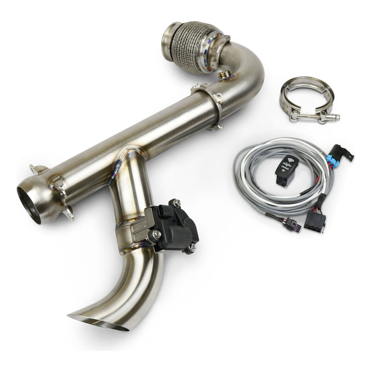 Can Am X3 "Shocker" Electric Side Dump Race Bypass Pipe | Evolution Powersports