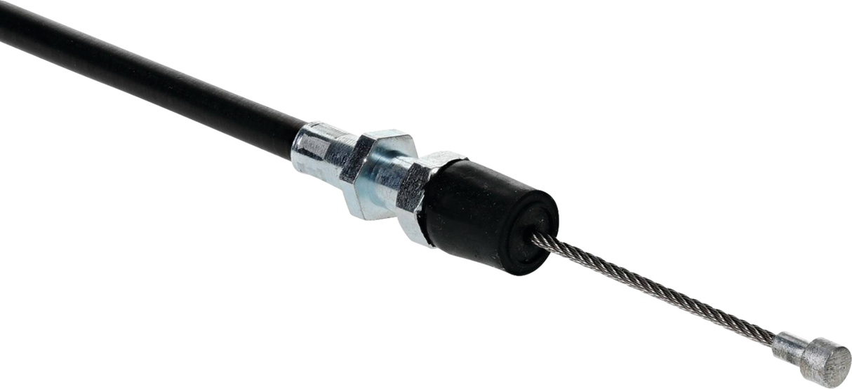 MOOSE OFFROAD Black Vinyl Throttle Cable - Stock Length - Polaris 45-1274